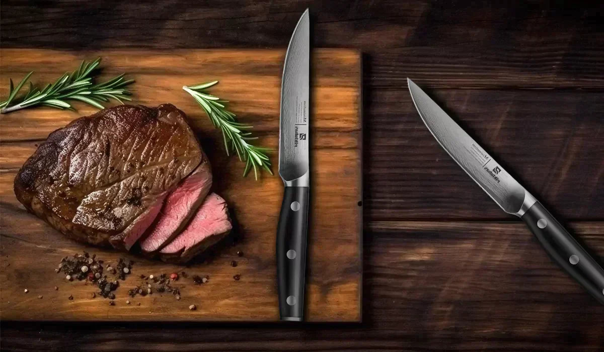 Steak sales knife placement