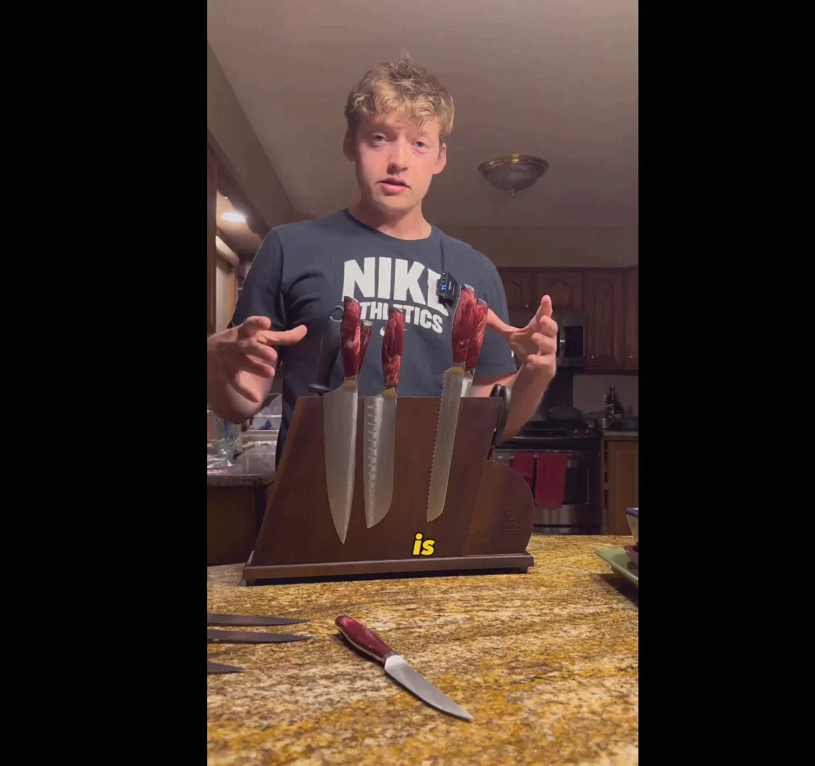 Piklohas magnetic knife set-kitchencutlery
