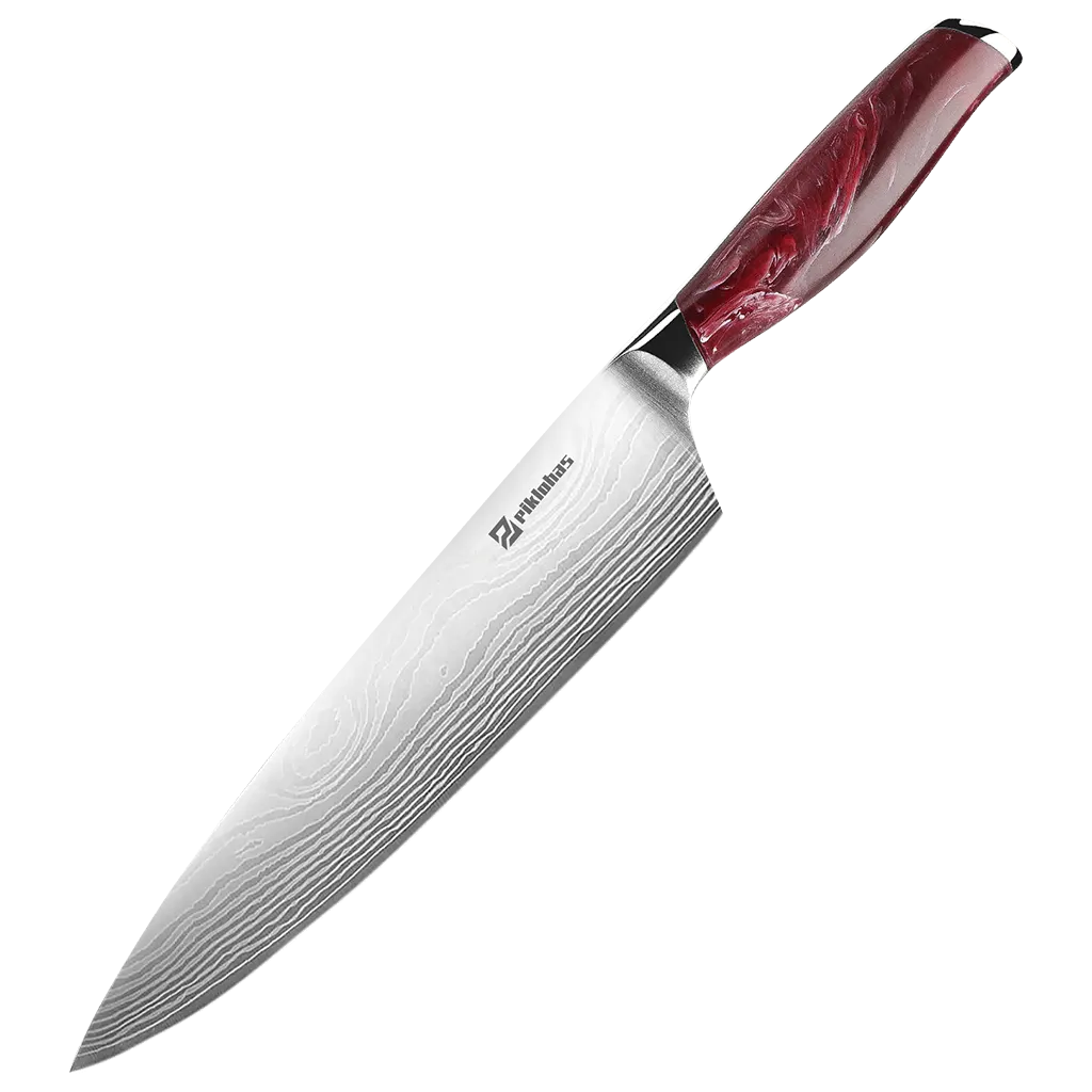Piklohas FD 8 Inch Chef Knife-red