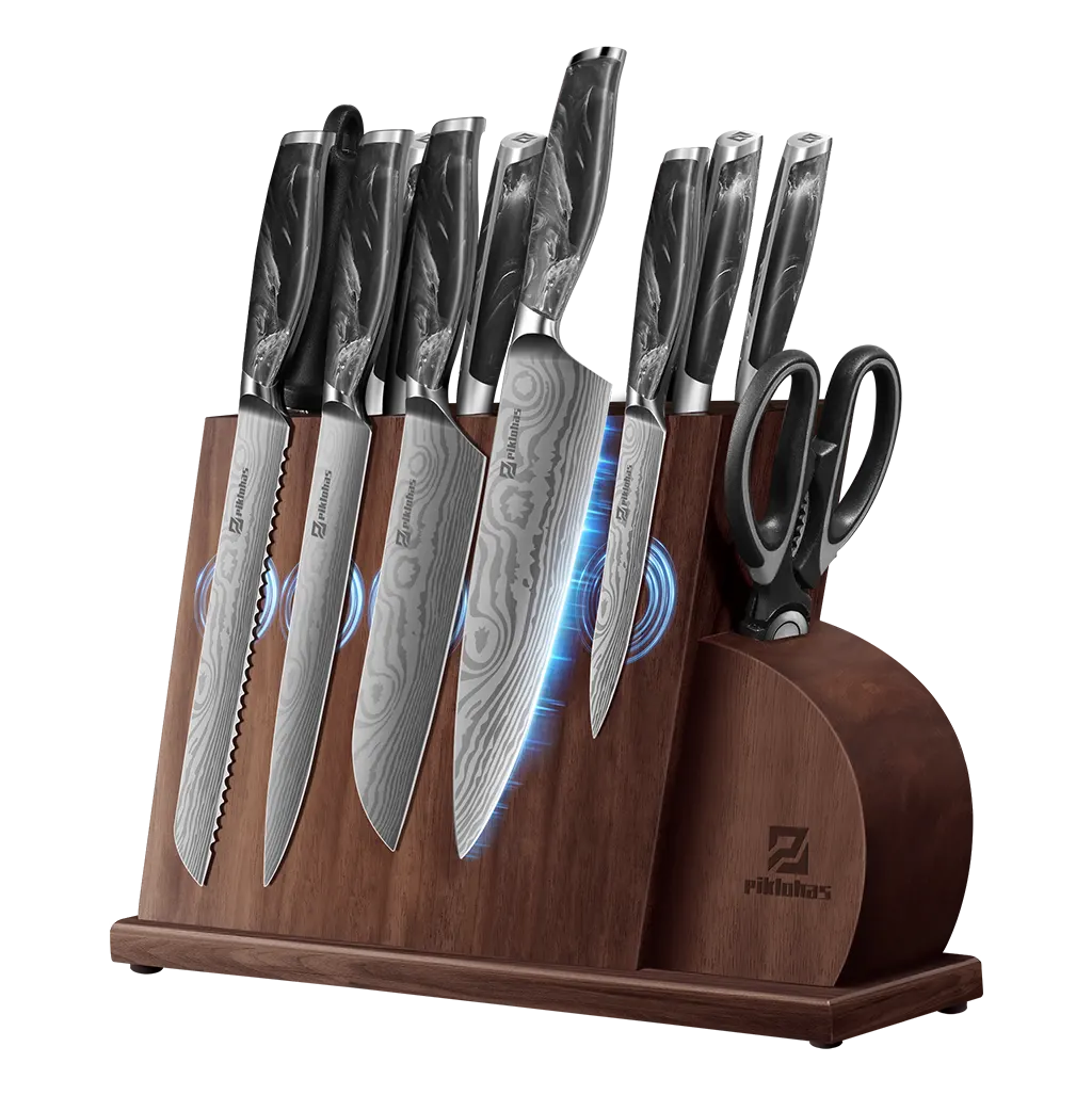 Piklohas FD Magnetic Kitchen Knife Set-black