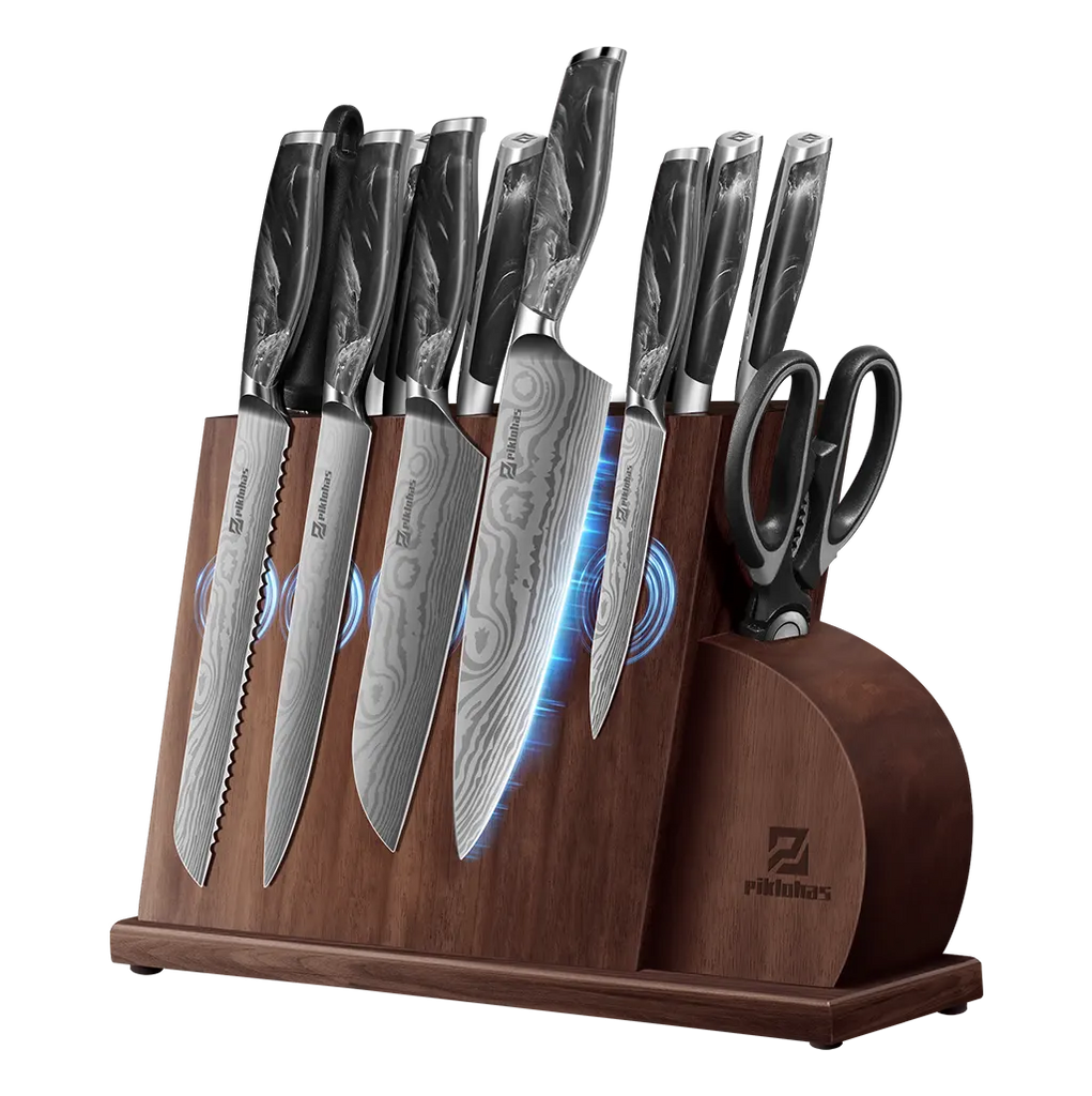 Piklohas FD Magnetic Kitchen Knife Set-black
