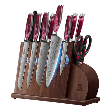 Piklohas FD Magnetic Kitchen Knife Set-red