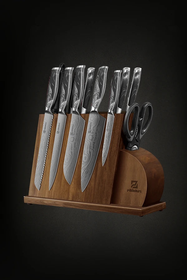 Knife Set - Magnetic Knife Holder - Piklohas